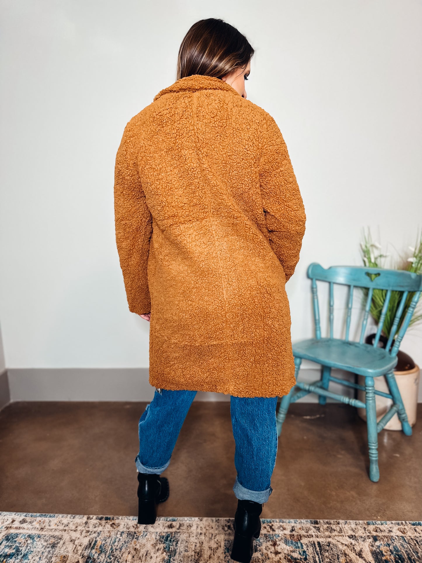 Camel Teddy Coat