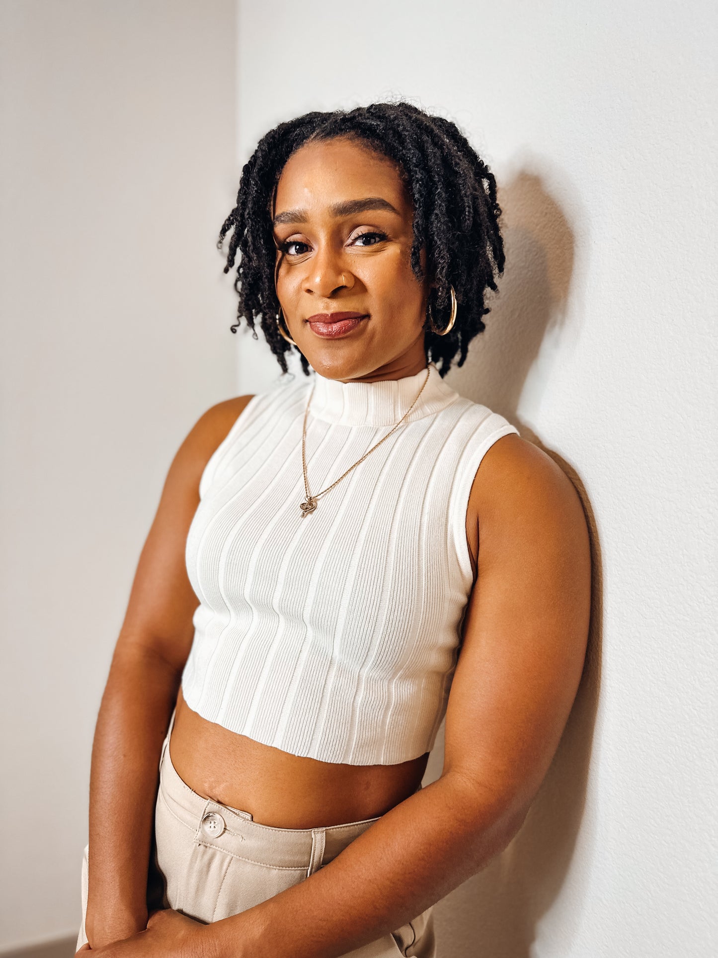 Ivory Bliss Sleeveless Sweater