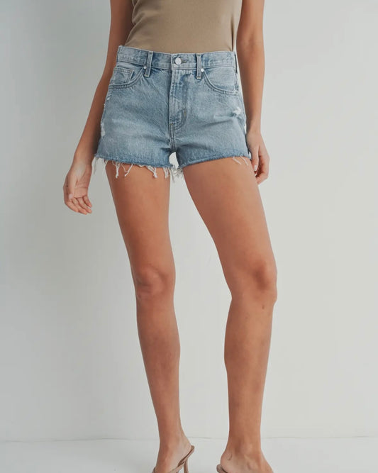 Sky Blue Relaxed Short