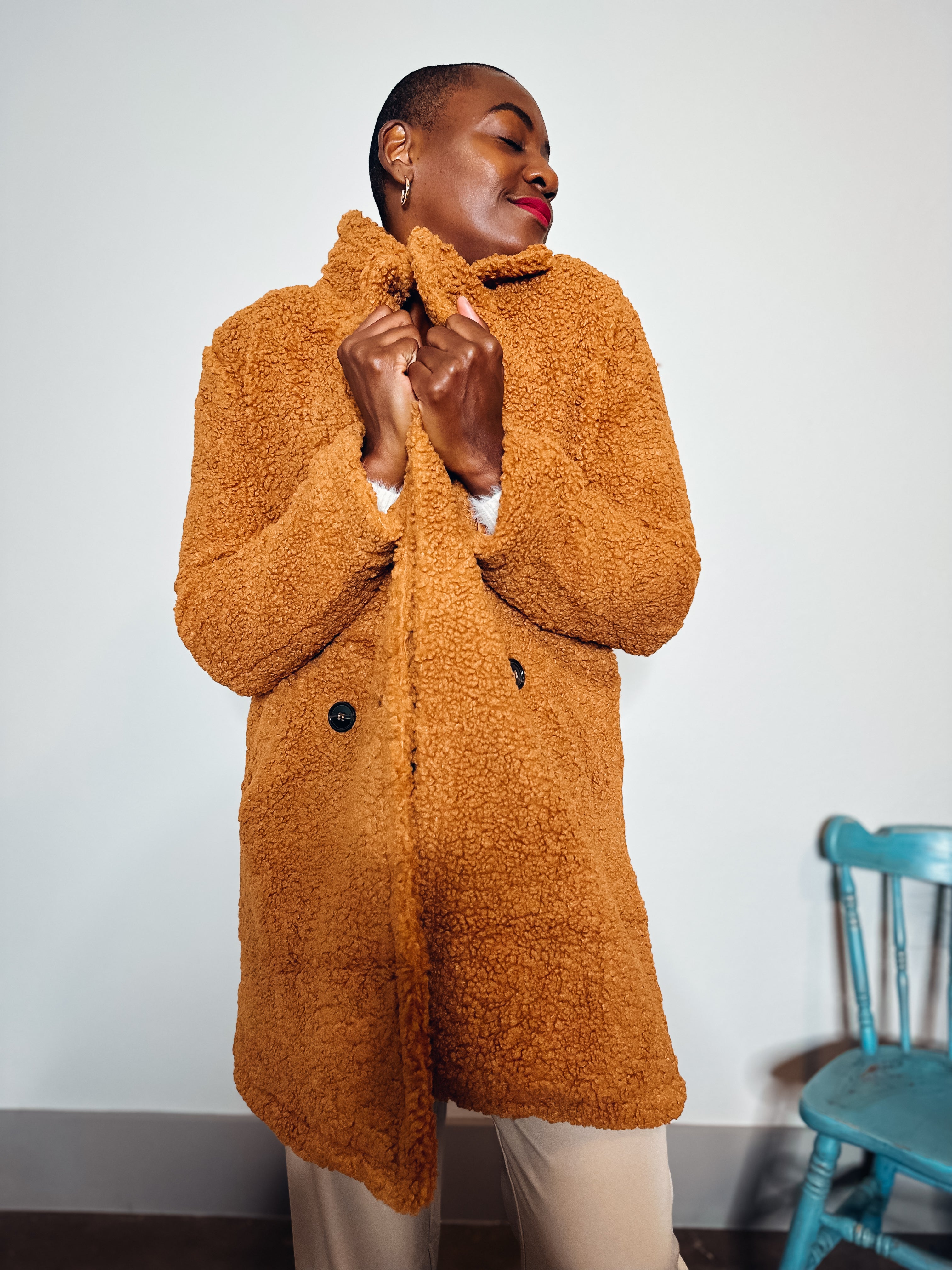 J crew teddy bear coat hotsell