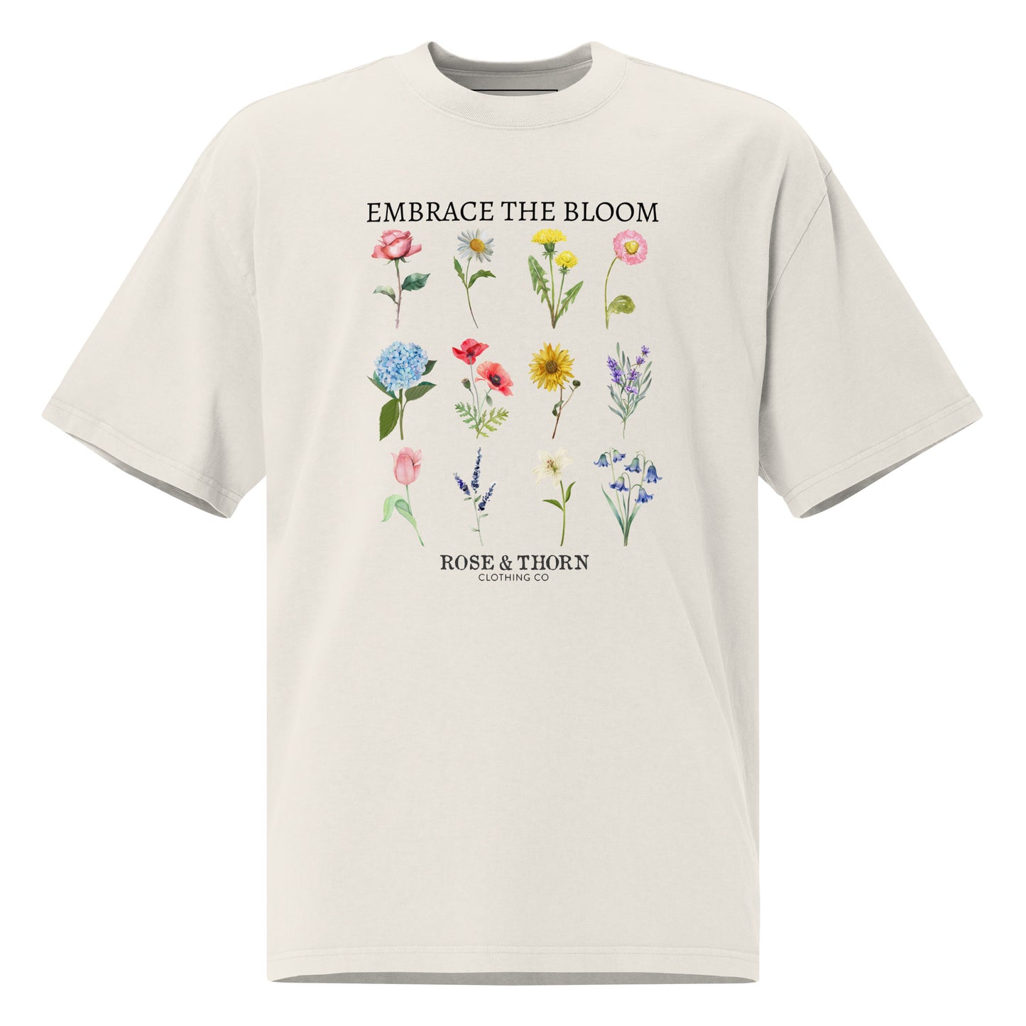 Embrace the Bloom Oversized Tee
